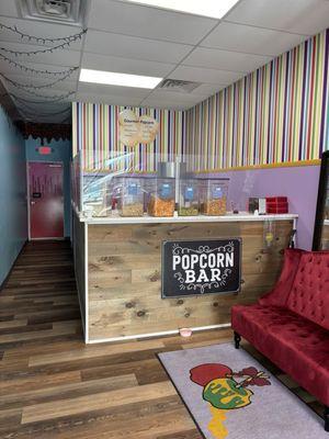 Oh yeah and popcorn!