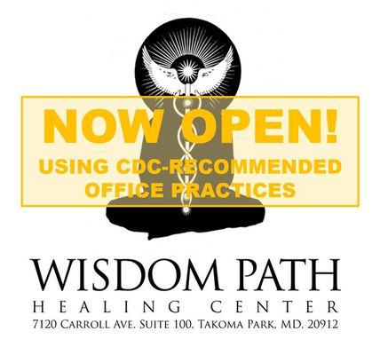 We are open for in-person visits!