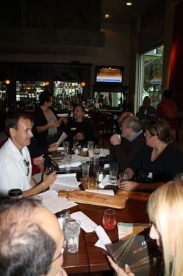 Zanzibar Cafe, Downtown SD. THANK you for the samples! The Flatbreads were amazing!