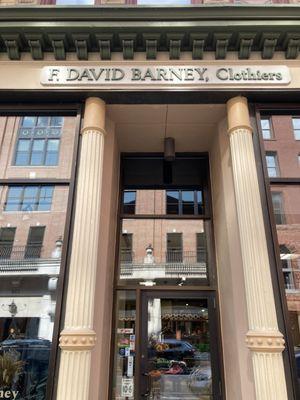 Barney F David Clothiers