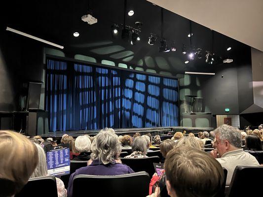 Ample amount of seating. Full house today.