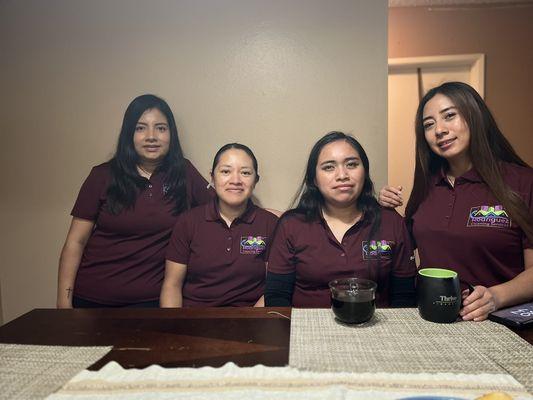 Part of our beautiful crew