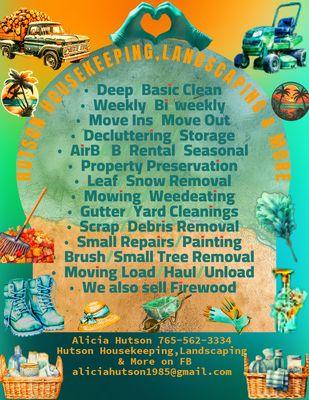 Hutson Housekeeping, Landscaping and More