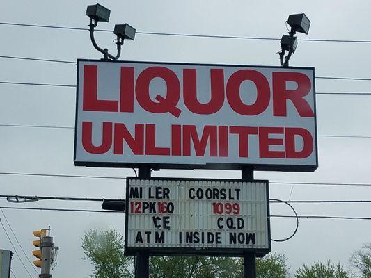 Liquor Unlimited on High School Rd.
