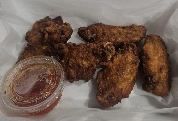 Chicken wing cha cha $6.50