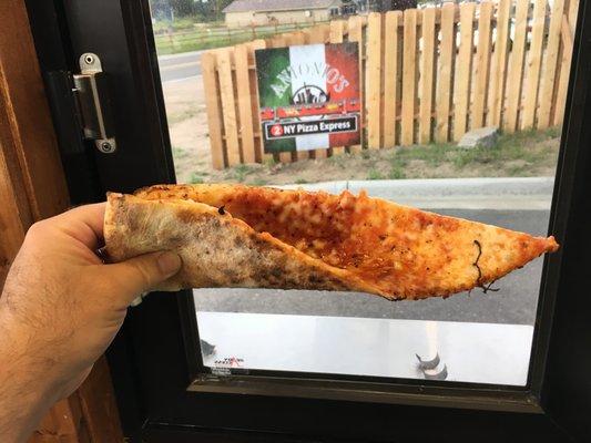 Yeah, that's a real New York slice!