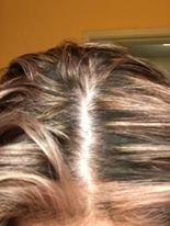 My roots right after getting home that night.