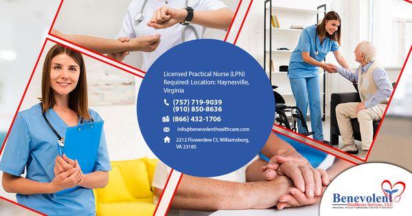 Licensed Practical Nurse (LPN) Required: Location: Haynesville, Virginia