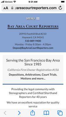 Bay Area Court Reporters