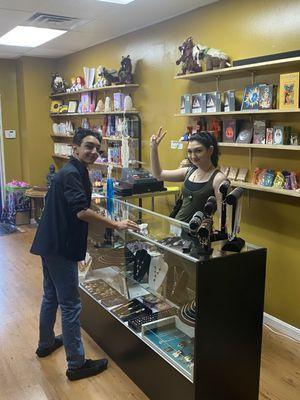 Downtown metaphysical gift shop