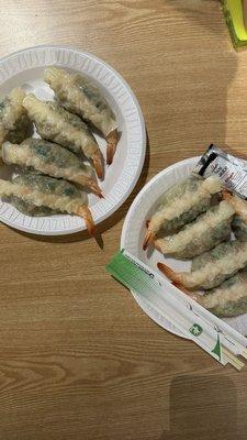 Shrimp and pork dumplings