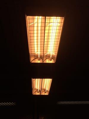 Thank goodness for heat lamps.