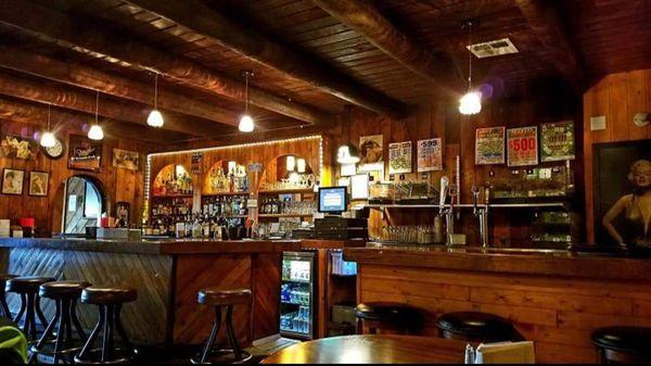 View of bar while waiting for breakfast.