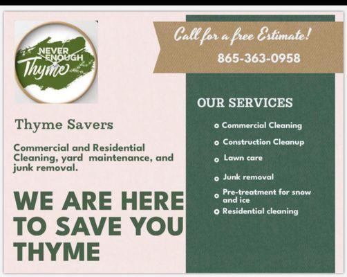 Thyme Savers