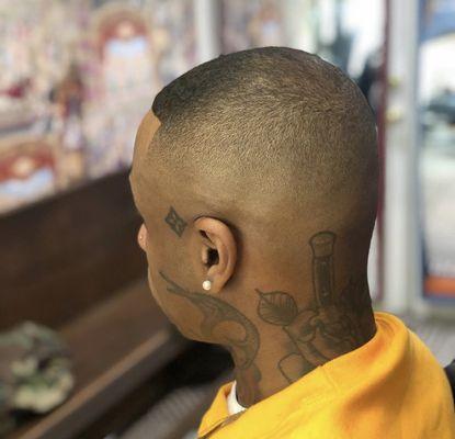 High Bald Fade. Call or text for an appointment.
248-470-7692