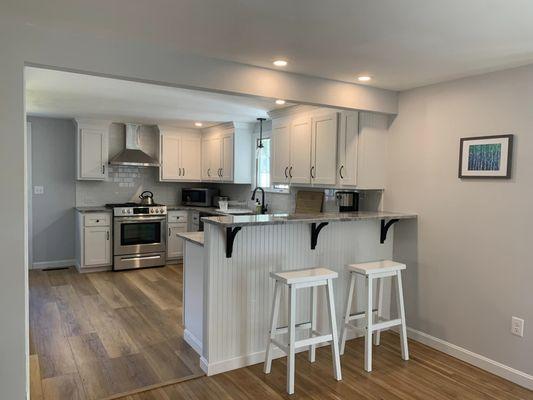 Refaced, redesigned kitchen!
