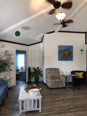 Main room of coffee shop