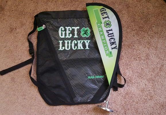 1st place award for 14k : ) Took me a few minutes to figure out how to put the flag together.