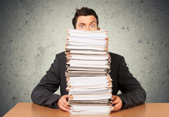 Save space, time, and frustration by letting us organize and store your records for you. They'll be indexed and easily retrievable.