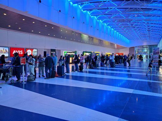 The line to get to registry...