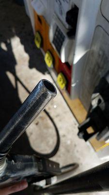 Pump 4 has very bad nozzle. It won't stay pumping gas. It kept releasing itself in my tank.