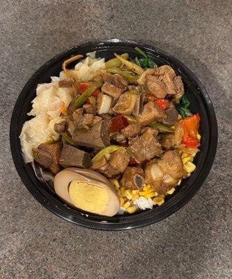 Braised Spare Ribs Bento Box