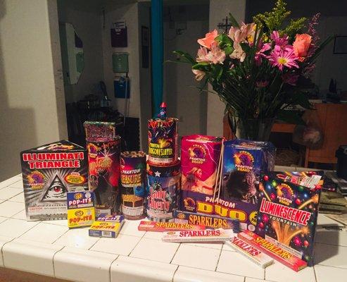 We're ready! Happy 4th everyone!!!