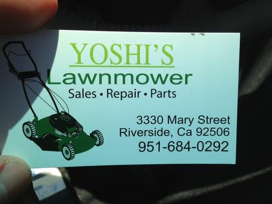 Yoshi's Lawn Mower Shop
