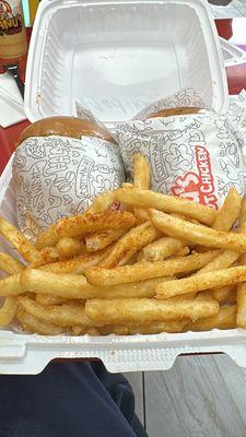 Nanu's #2. Two Chicken Sando With Fries