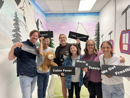 We escaped... with a lot of "nudges"