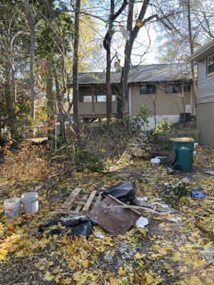 In motion junk removal