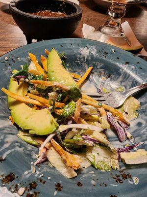 Mostly eaten side salad ;-)