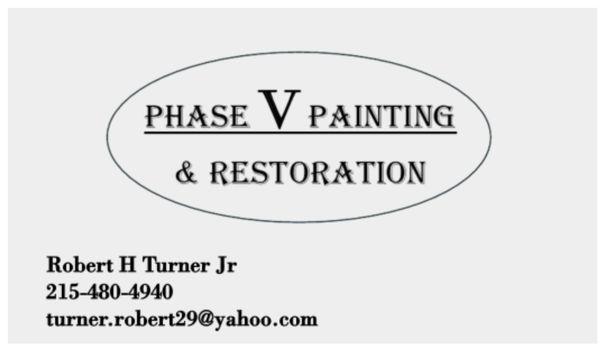 Phase V Painting and Restoration
