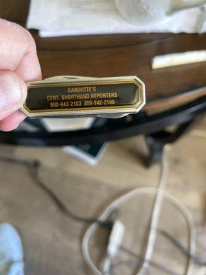 Garoutte's Certified Shorthand Reporters