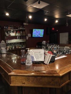 The bar opens at 4pm on Saturday