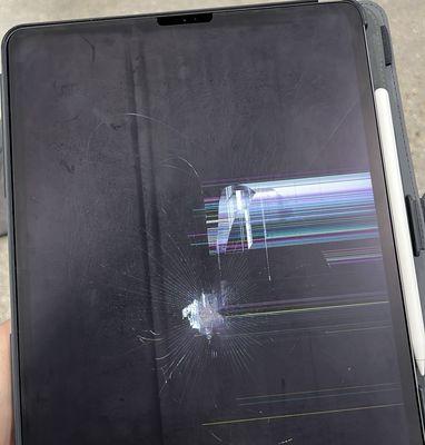 Ipad when i dropped it off