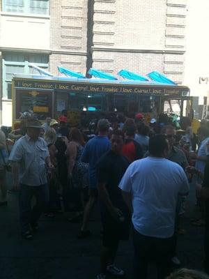 India Jones Chow Truck at the Drink, Eat, Play Block Party