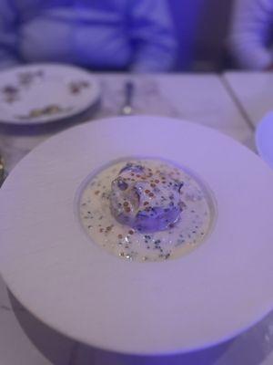 Potato with potato and roe