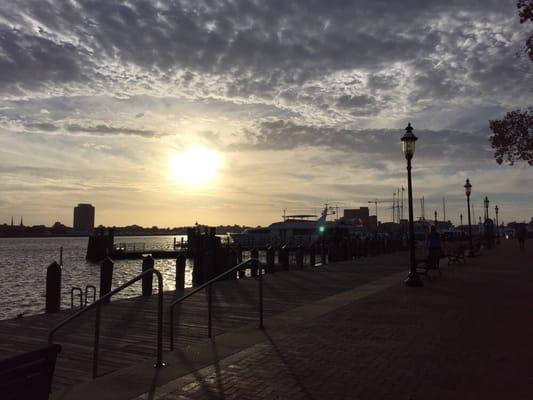 View from the restaurant