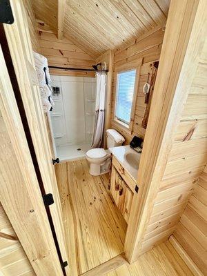 Bathroom size cabin #6