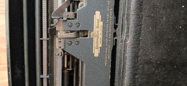1930 Remington portable typewriter