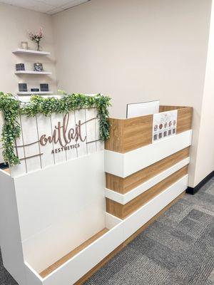 Outlast Aesthetics check in desk