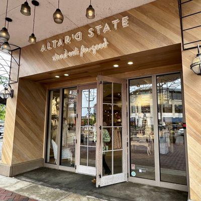 Front entrance to the store