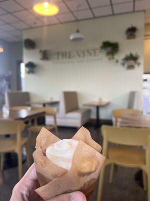 Banana bread chocolate chip muffins are delicious