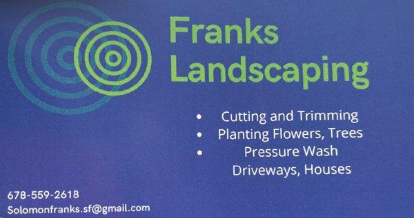 Franks Landscaping