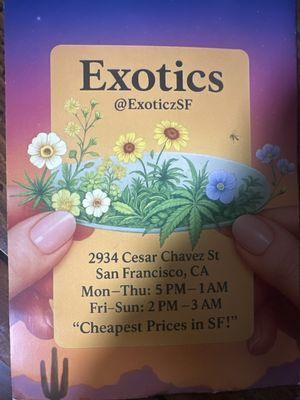 Exotics SF