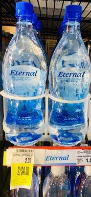 Eternal Water-Naturally Alkaline, Natural Electrolytes, Natural pH Spring Water. Available Here at Loaf 'N Jug!!