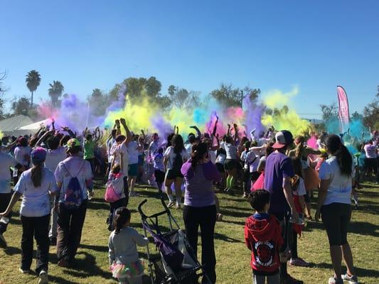 Everyone is throwing up their colors.