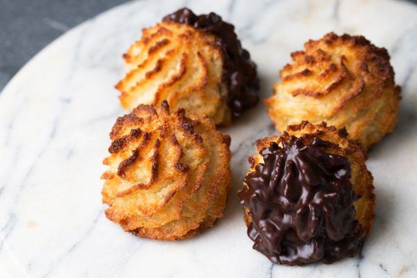 Real macaroons, made in a double boiler, not from a can!