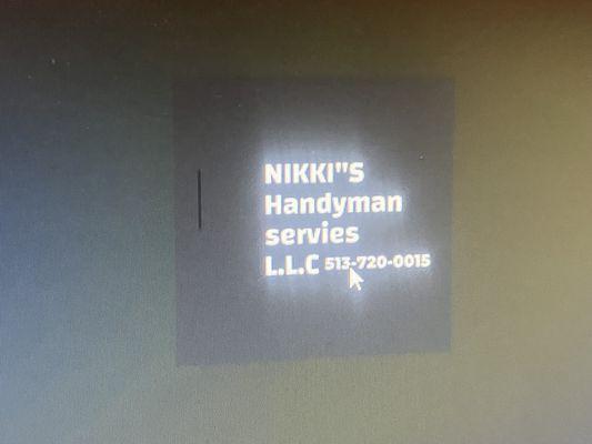 Nikki’s Handyman Services
